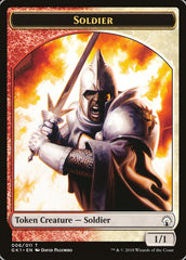 Soldier // Soldier Double-Sided Token [Guilds of Ravnica Guild Kit Tokens] | Total Play