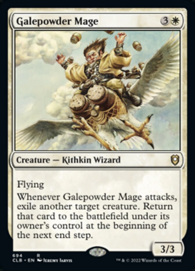 Galepowder Mage [Commander Legends: Battle for Baldur's Gate] | Total Play