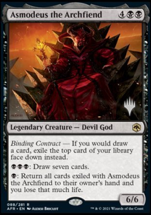 Asmodeus the Archfiend (Promo Pack) [Dungeons & Dragons: Adventures in the Forgotten Realms Promos] | Total Play