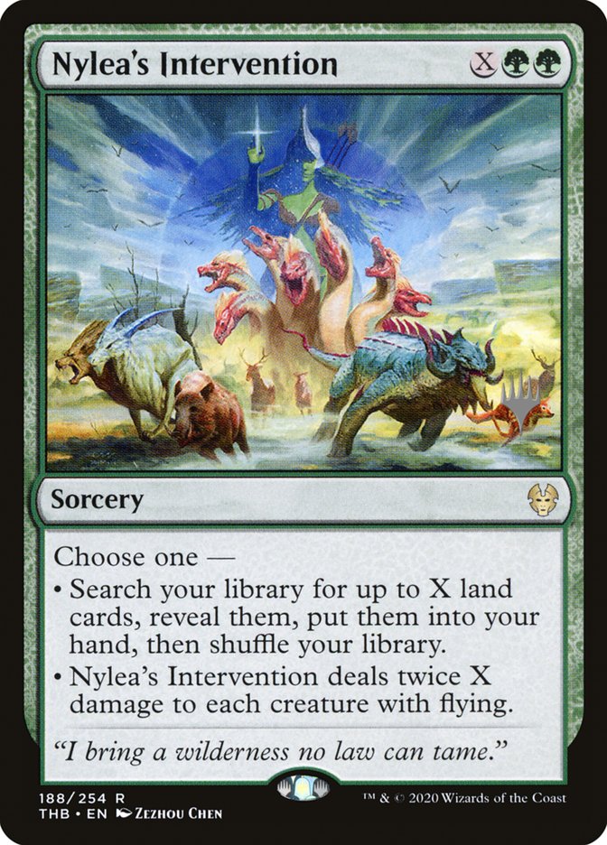 Nylea's Intervention (Promo Pack) [Theros Beyond Death Promos] | Total Play