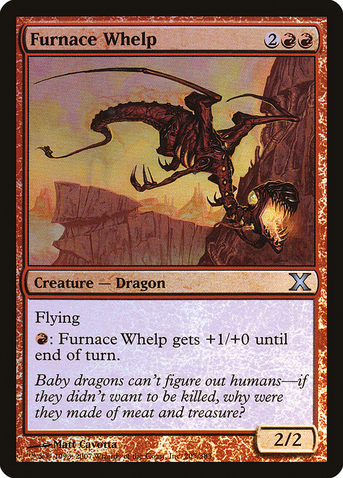 Furnace Whelp (Premium Foil) [Tenth Edition] | Total Play