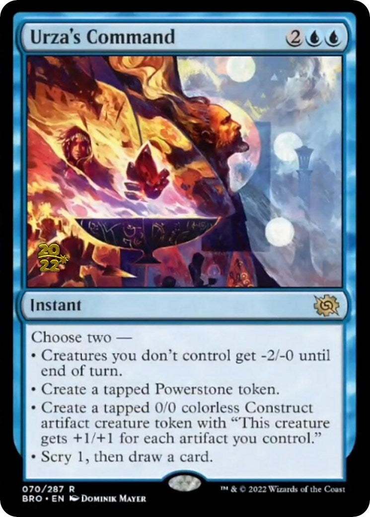 Urza's Command [The Brothers' War Prerelease Promos] | Total Play