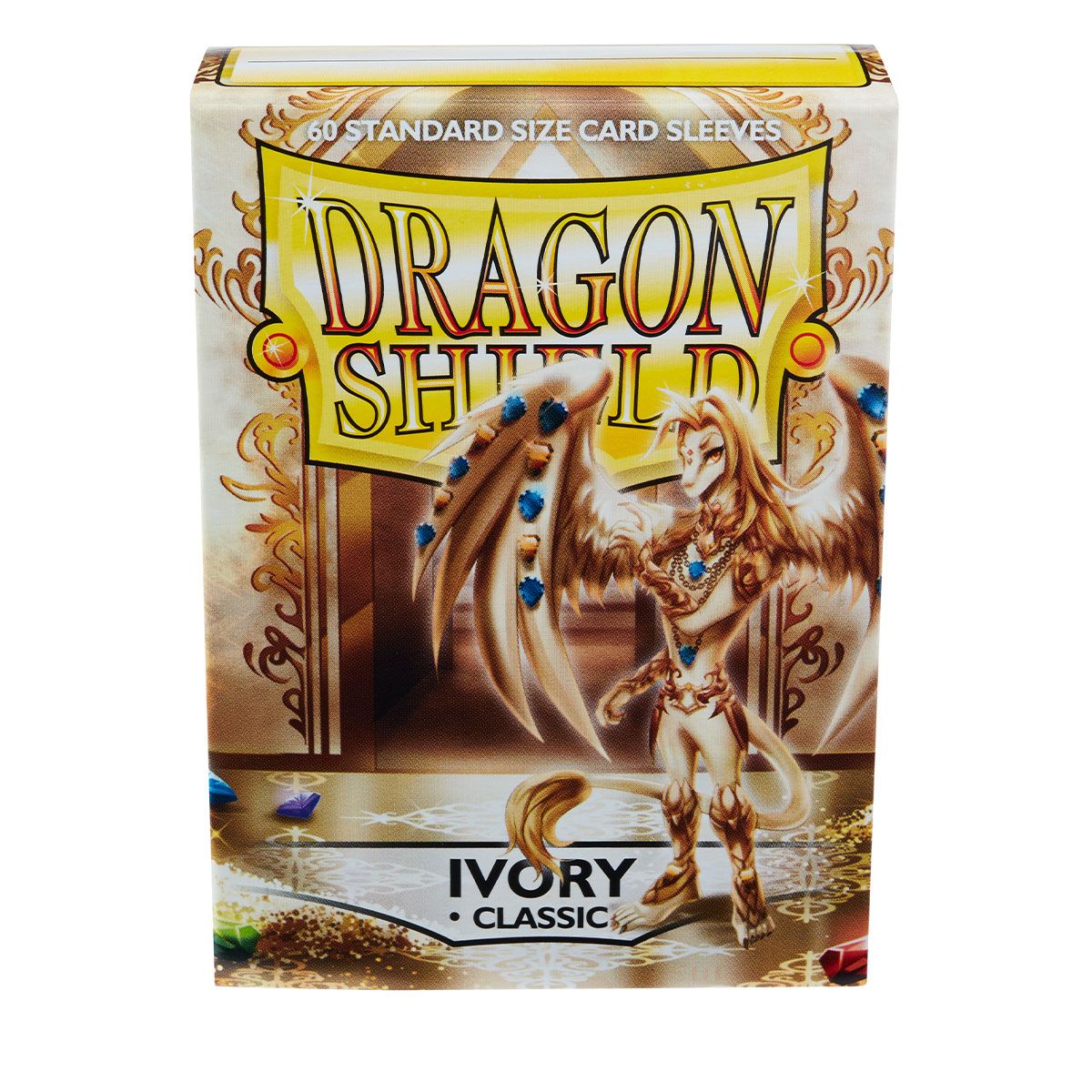 Dragon Shield: Standard 60ct Sleeves - Ivory (Classic) | Total Play