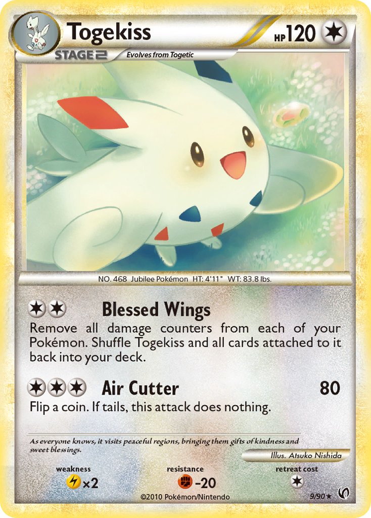 Togekiss (9/90) (Theme Deck Exclusive) [HeartGold & SoulSilver: Undaunted] | Total Play