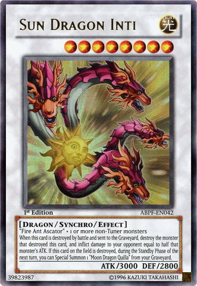 Sun Dragon Inti [ABPF-EN042] Ultra Rare | Total Play