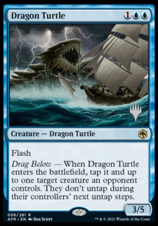 Dragon Turtle (Promo Pack) [Dungeons & Dragons: Adventures in the Forgotten Realms Promos] | Total Play