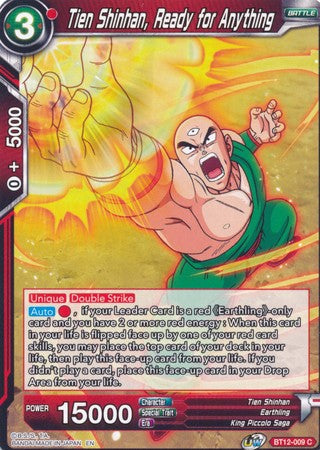 Tien Shinhan, Ready for Anything (BT12-009) [Vicious Rejuvenation] | Total Play