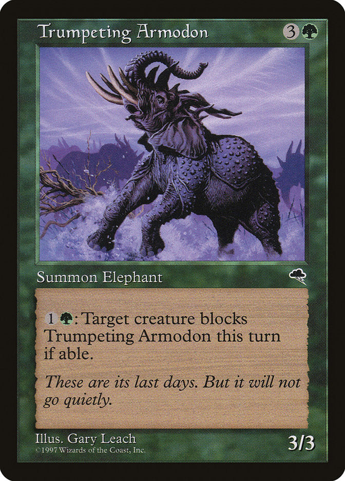 Trumpeting Armodon [Tempest] | Total Play