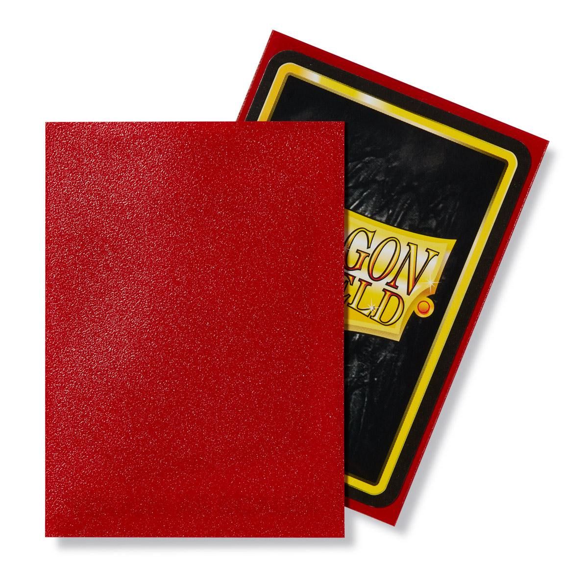 Dragon Shield: Standard 100ct Sleeves - Ruby (Matte) | Total Play