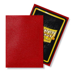 Dragon Shield: Standard 100ct Sleeves - Ruby (Matte) | Total Play