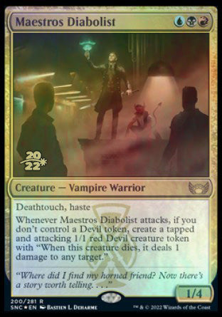 Maestros Diabolist [Streets of New Capenna Prerelease Promos] | Total Play