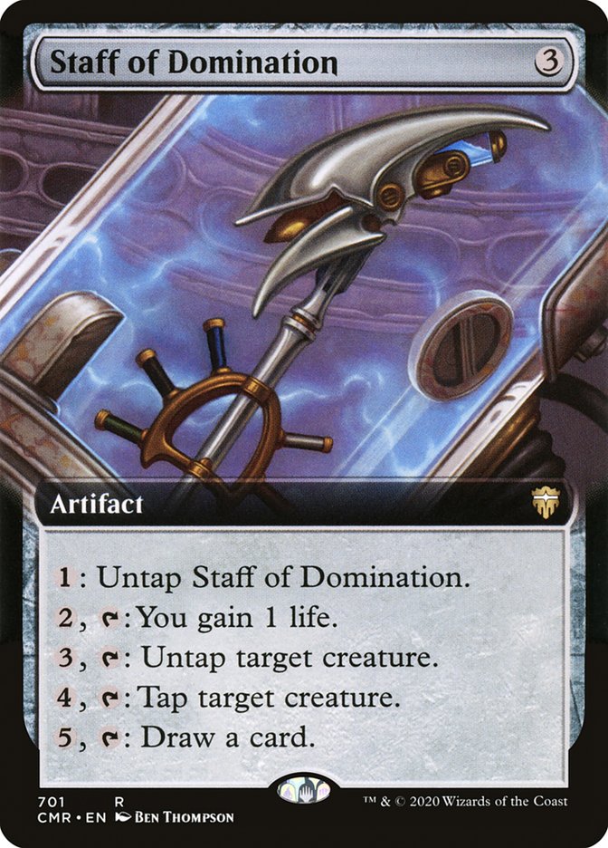 Staff of Domination (Extended Art) [Commander Legends] | Total Play