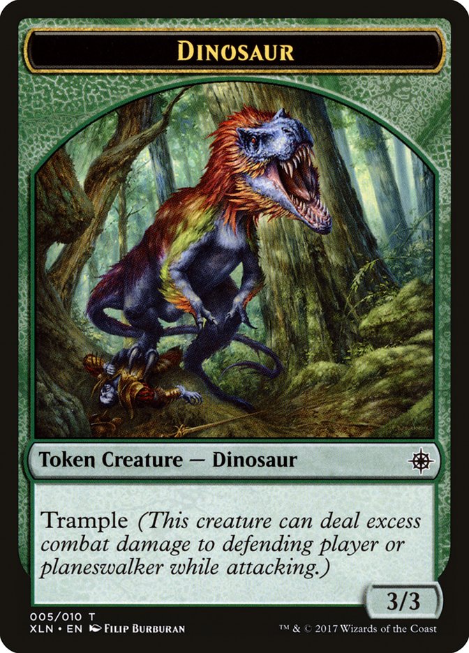 Dinosaur Token [Ixalan Tokens] | Total Play