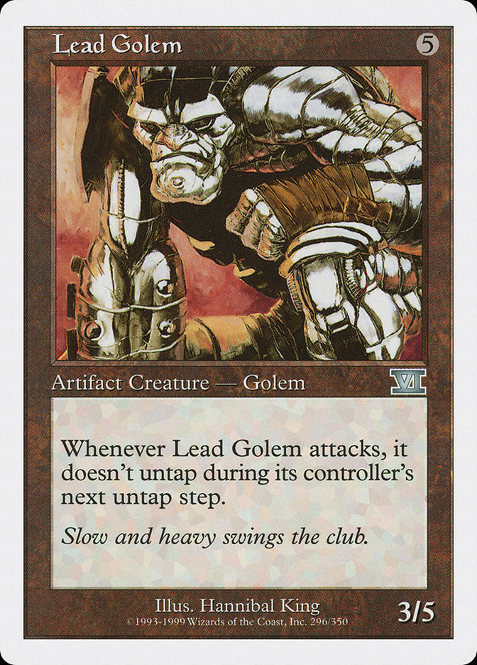 Lead Golem [Classic Sixth Edition] | Total Play