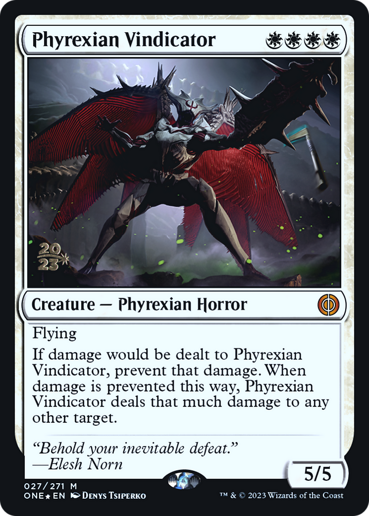 Phyrexian Vindicator [Phyrexia: All Will Be One Prerelease Promos] | Total Play