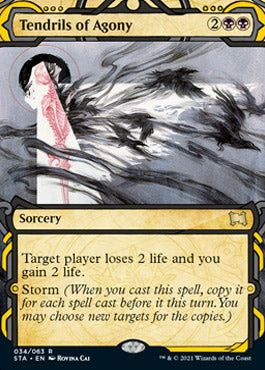 Tendrils of Agony (Foil Etched) [Strixhaven: School of Mages Mystical Archive] | Total Play