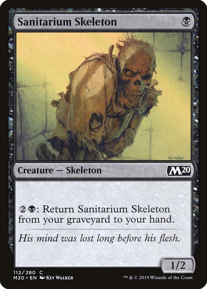 Sanitarium Skeleton [Core Set 2020] | Total Play