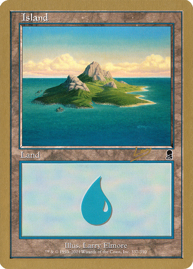 Island (rl337) (Raphael Levy) [World Championship Decks 2002] | Total Play