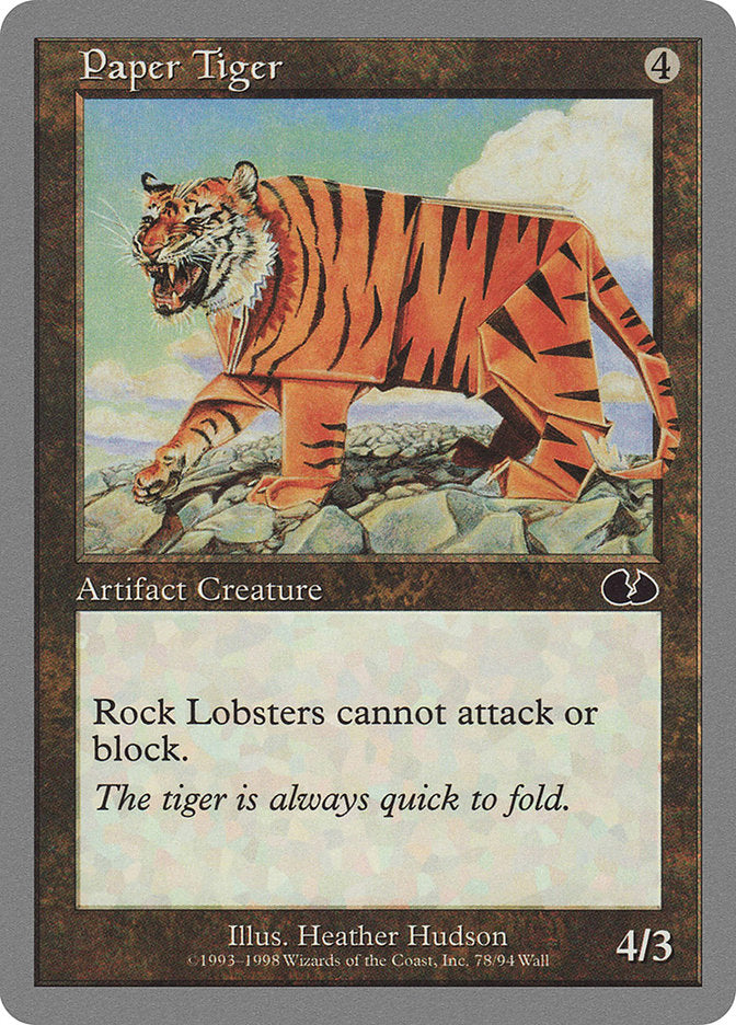 Paper Tiger [Unglued] | Total Play