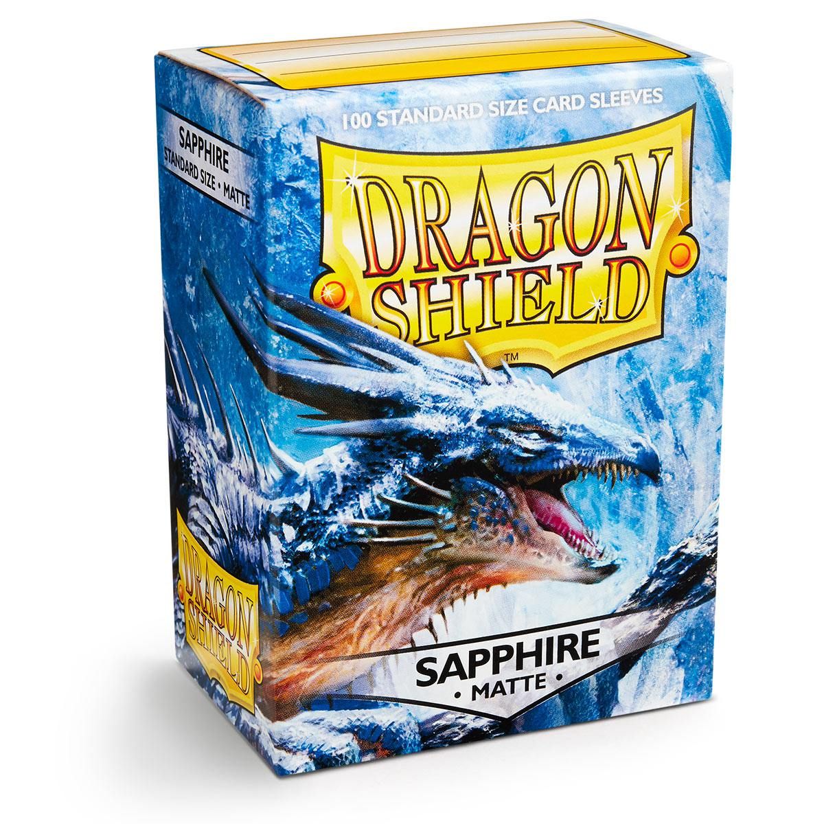 Dragon Shield: Standard 100ct Sleeves - Sapphire (Matte) | Total Play