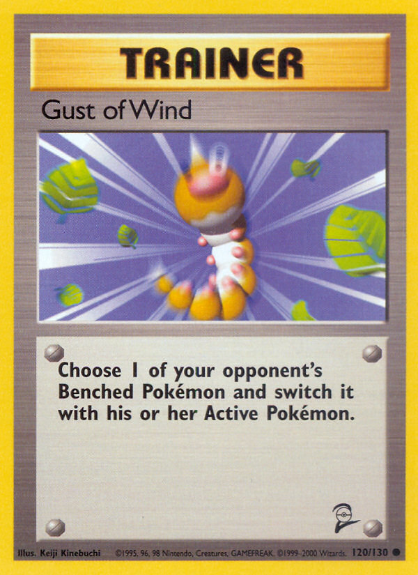 Gust of Wind (120/130) [Base Set 2] | Total Play