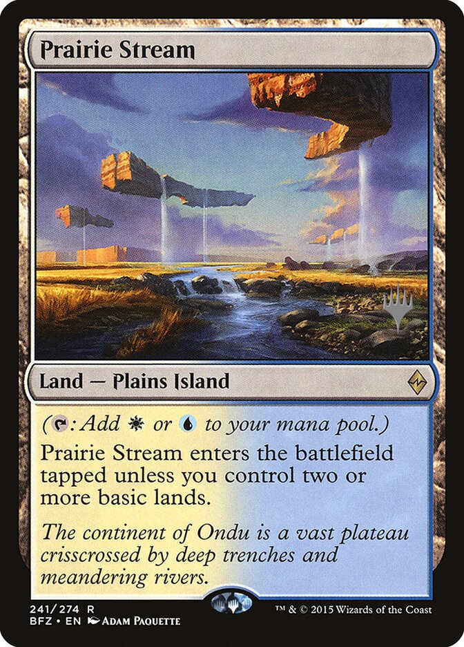 Prairie Stream [Battle for Zendikar Promos] | Total Play