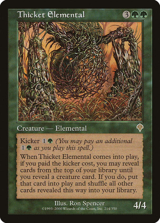 Thicket Elemental [Invasion] | Total Play