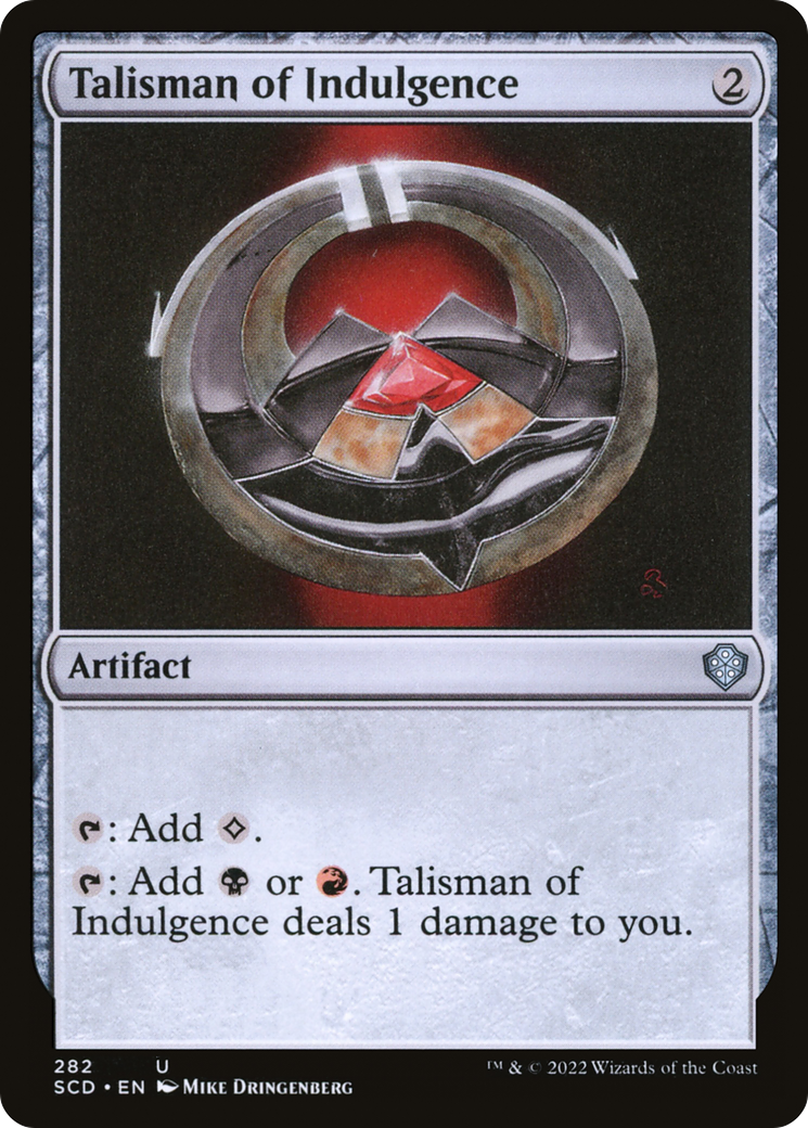 Talisman of Indulgence [Starter Commander Decks] | Total Play