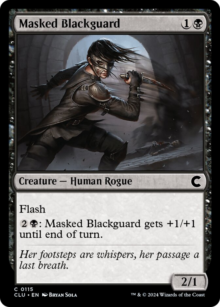 Masked Blackguard [Ravnica: Clue Edition] | Total Play