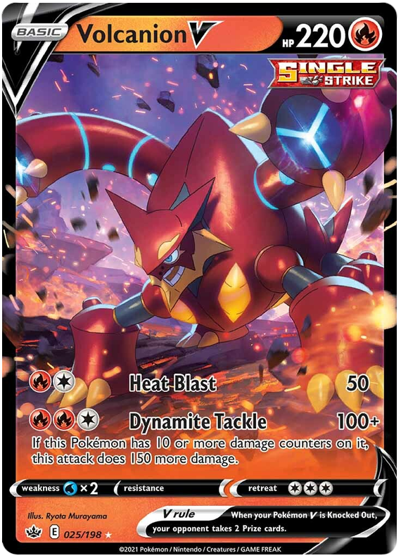 Volcanion V (025/198) [Sword & Shield: Chilling Reign] | Total Play