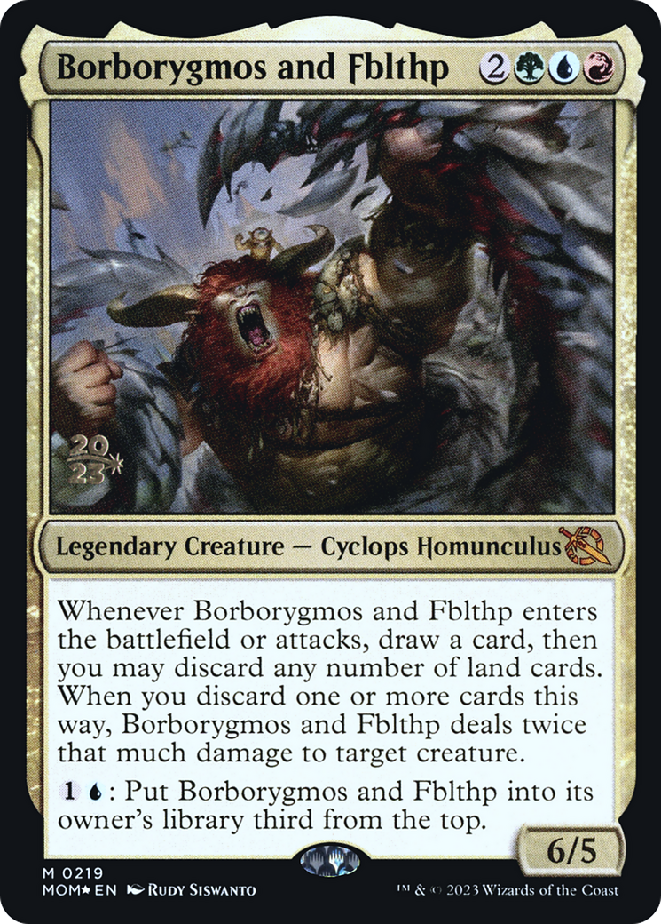 Borborygmos and Fblthp [March of the Machine Prerelease Promos] | Total Play
