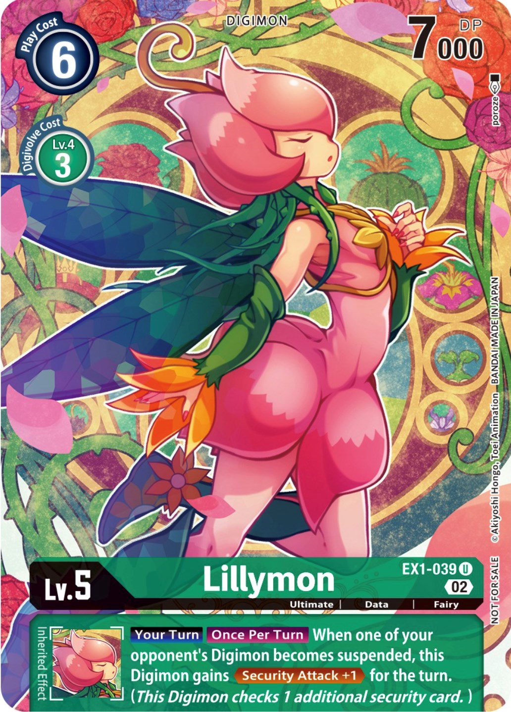 Lillymon [EX1-039] (Digimon Illustration Competition Promotion Pack) [Classic Collection Promos] | Total Play