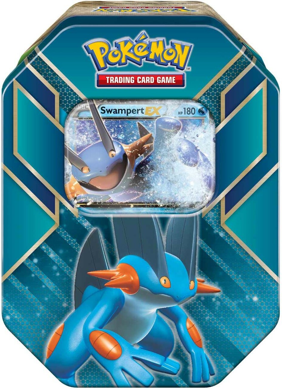 XY: Roaring Skies - Hoenn Power Tin (Swampert EX) | Total Play