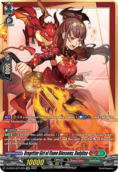 Dragritter Girl of Flame Blossoms, Radylina (D-BT05/SP13EN) [Triumphant Return of the Brave Heroes] | Total Play