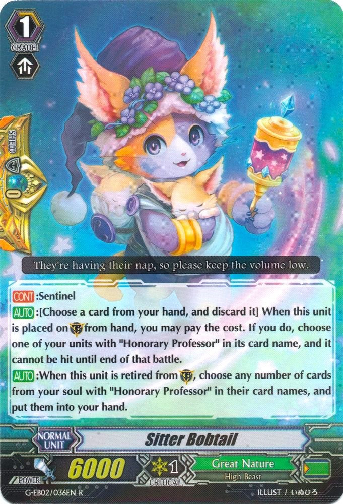 Sitter Bobtail (G-EB02/036EN) [The AWAKENING ZOO] | Total Play