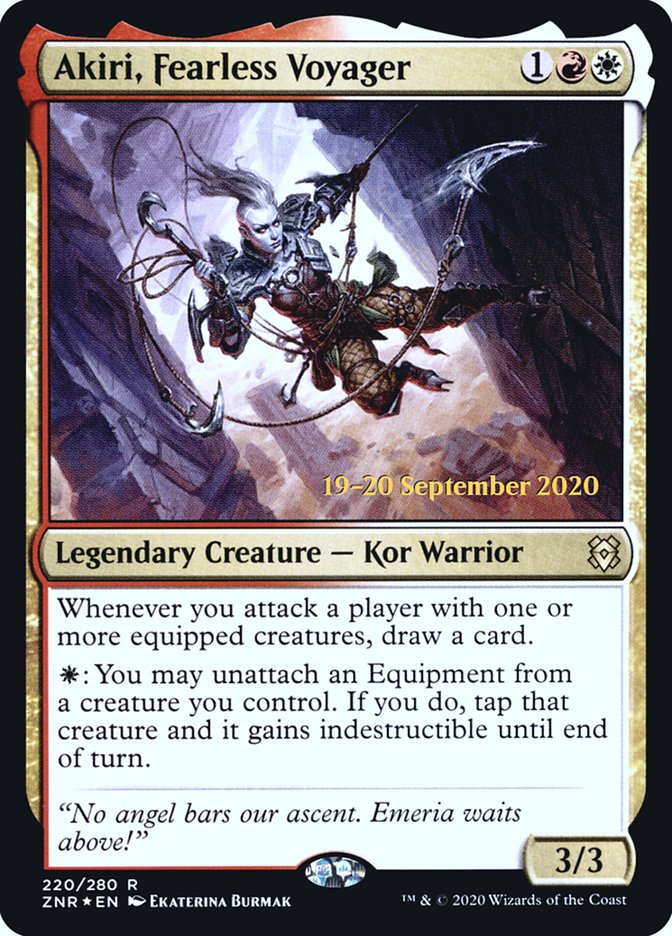 Akiri, Fearless Voyager [Zendikar Rising Prerelease Promos] | Total Play