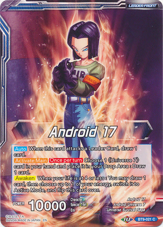 Android 17 // Android 17, Universal Guardian (BT9-021) [Universal Onslaught] | Total Play