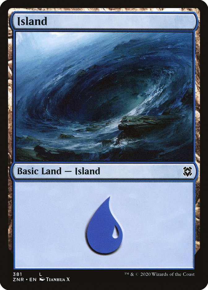 Island (381) [Zendikar Rising] | Total Play