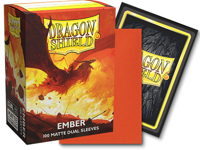 Dragon Shield: Standard 100ct Sleeves - Ember (Dual Matte) | Total Play