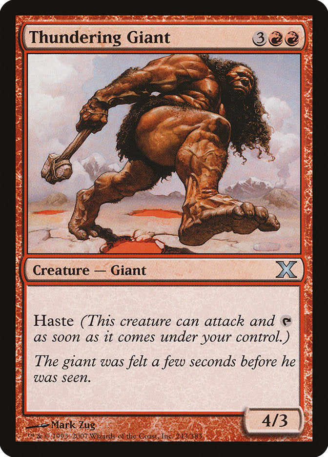 Thundering Giant [Tenth Edition] | Total Play