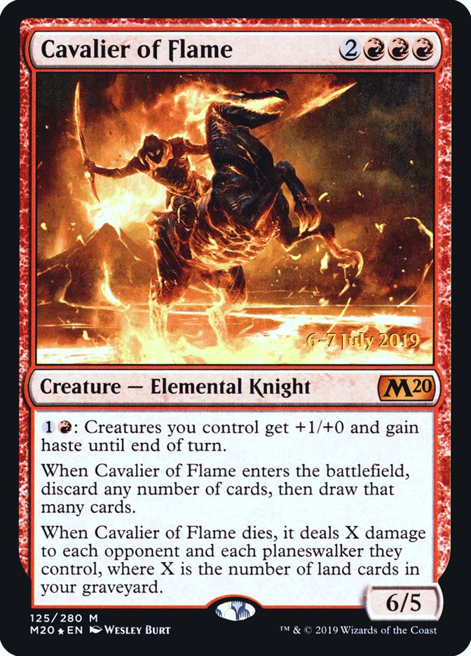 Cavalier of Flame [Core Set 2020 Prerelease Promos] | Total Play