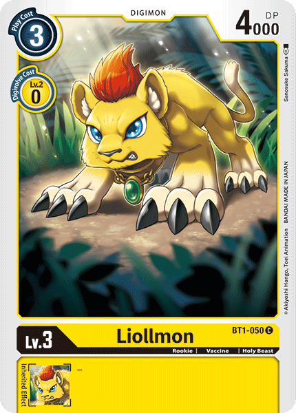 Liollmon [BT1-050] [Release Special Booster Ver.1.0] | Total Play
