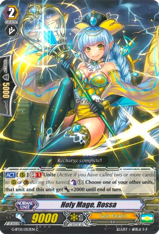 Holy Mage, Rossa (G-BT10/053EN) [Raging Clash of the Blade Fangs] | Total Play
