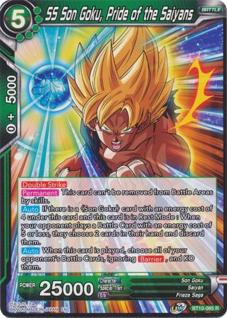 SS Son Goku, Pride of the Saiyans (BT10-065) [Rise of the Unison Warrior] | Total Play