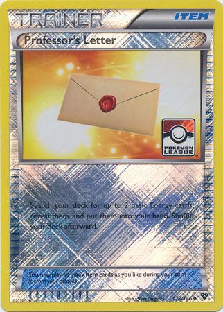 Professor's Letter (123/146) (League Promo) [XY: Base Set] | Total Play