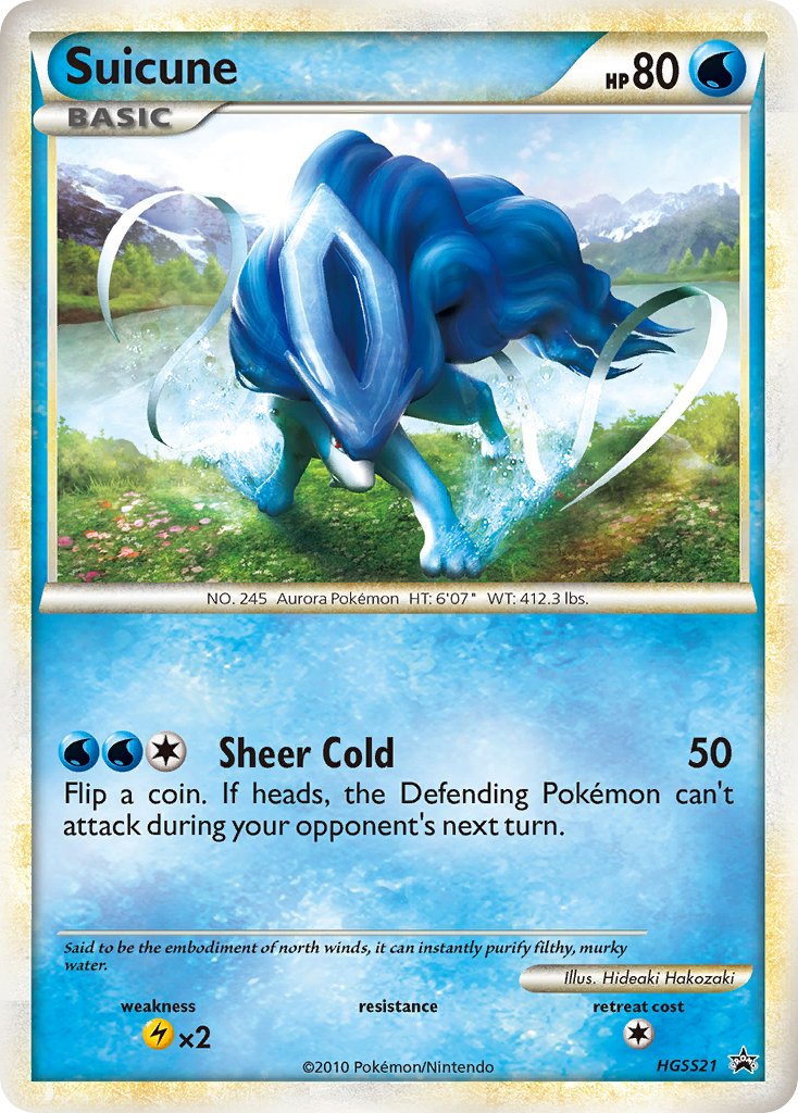 Suicune (HGSS21) [HeartGold & SoulSilver: Black Star Promos] | Total Play