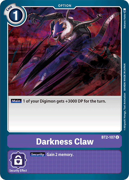 Darkness Claw [BT2-107] [Release Special Booster Ver.1.0] | Total Play