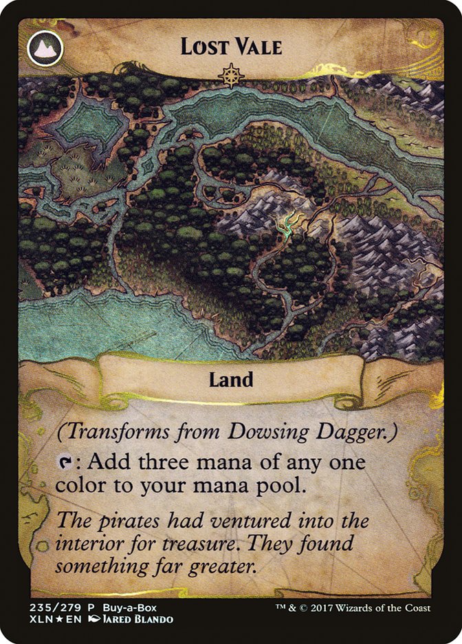 Dowsing Dagger // Lost Vale (Buy-A-Box) [Ixalan Treasure Chest] | Total Play