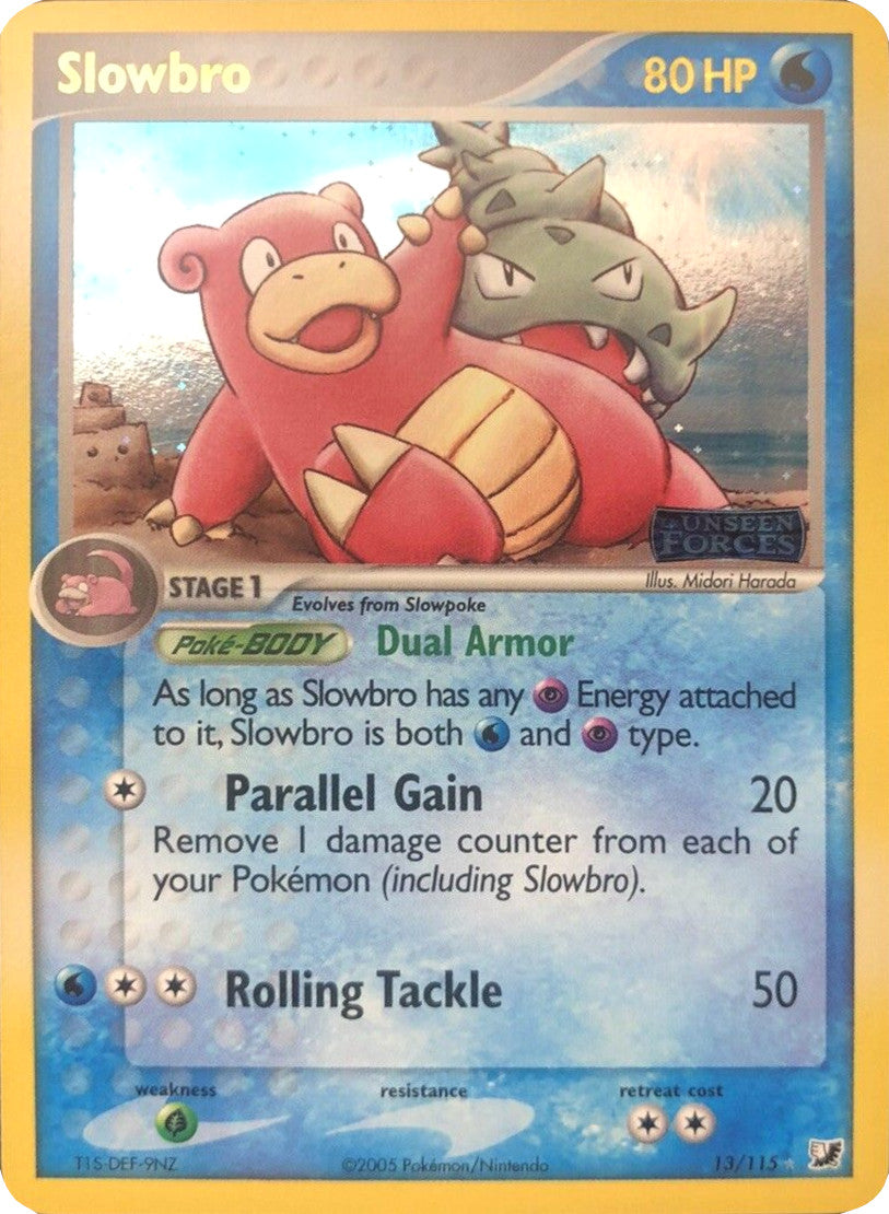 Slowbro (13/115) (Stamped) [EX: Unseen Forces] | Total Play