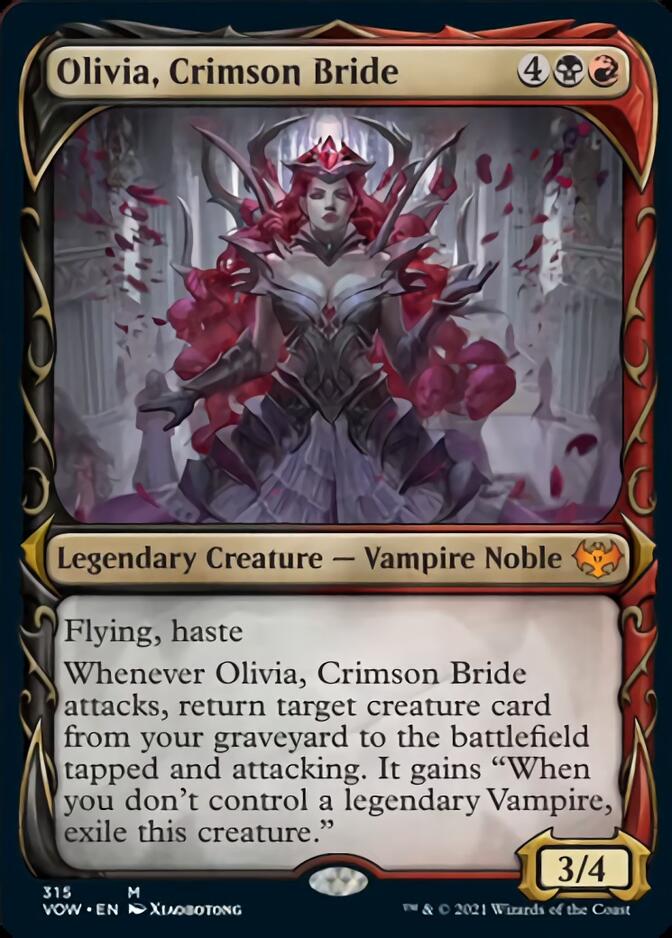 Olivia, Crimson Bride (Showcase Fang Frame) [Innistrad: Crimson Vow] | Total Play